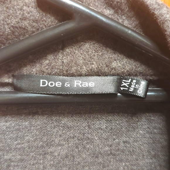 Doe & Rae Gray Jacket SZ 1 XL NWT - Picture 4 of 6